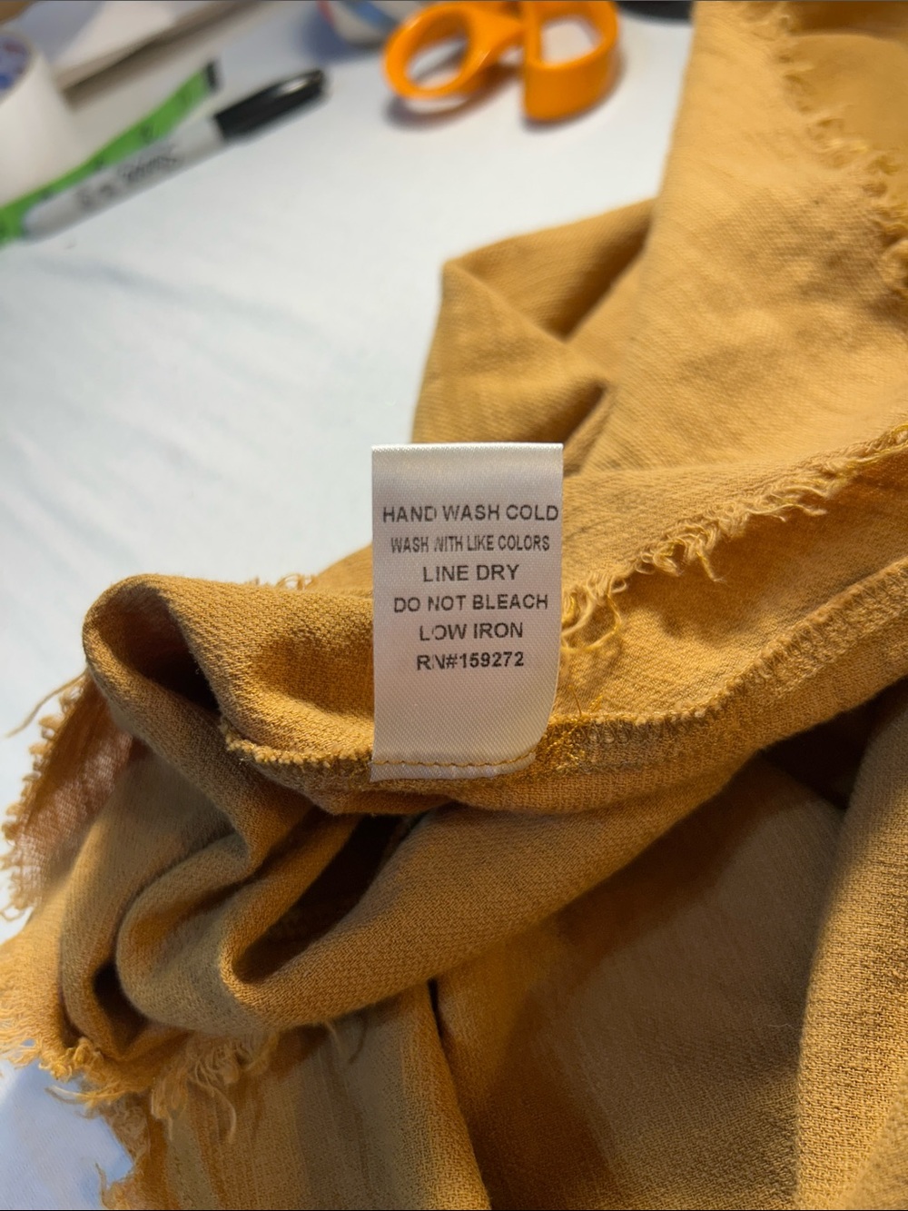 Mustard High-Low Sleeveless Dress - Casual Summer Style - Picture 8 of 8